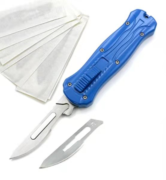 Automatic Surgical Scalpel Blade Otf Bistoury Scalpel Operation Knife