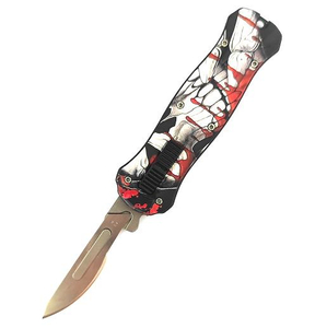 Portable Multiple Use #24 Blade Automatic Otf Surgical Bistoury Scalpel Knife for Sale