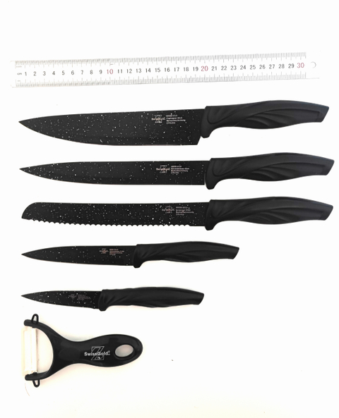 Chinese Wholesale Best Factory Price 6 Pieces Kitchenware Stainless Steel Kitchen Knife Set