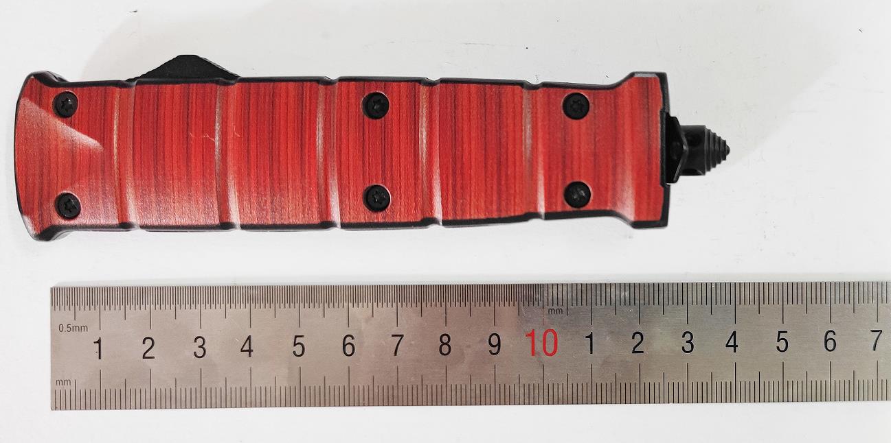 Otf Double Action Knife Wood Automatic Wholesale Out The Front Knives Auto Siding Knife