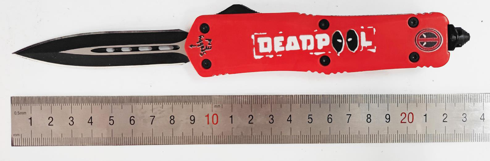 Spear Point Auto Otf Knife D/E Spring Assisted Knife Autos Sliding Switchblades