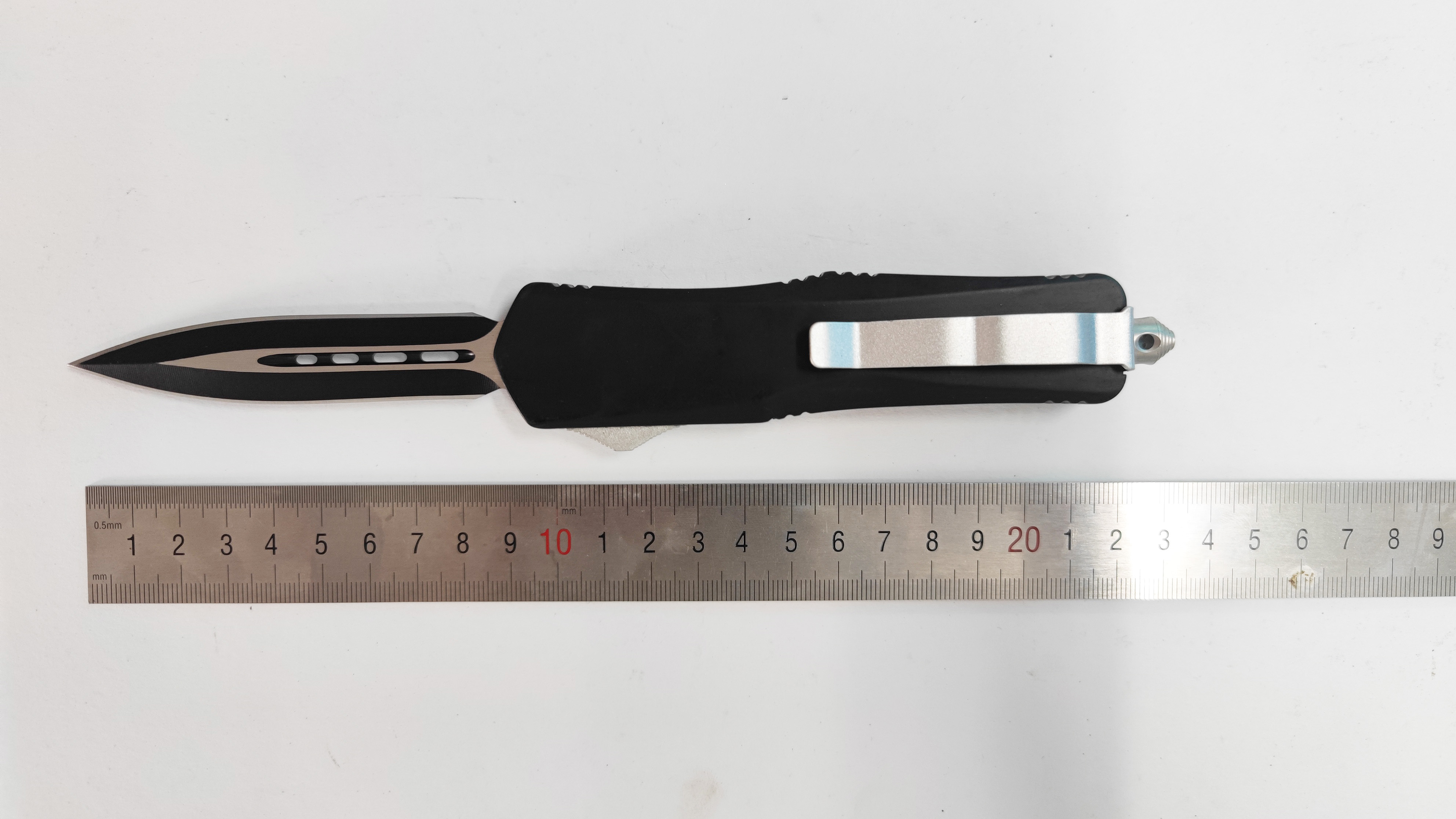 Multiple Styles Pocket Auto Otf Knife Clip Black Double Edge Automatic Knives