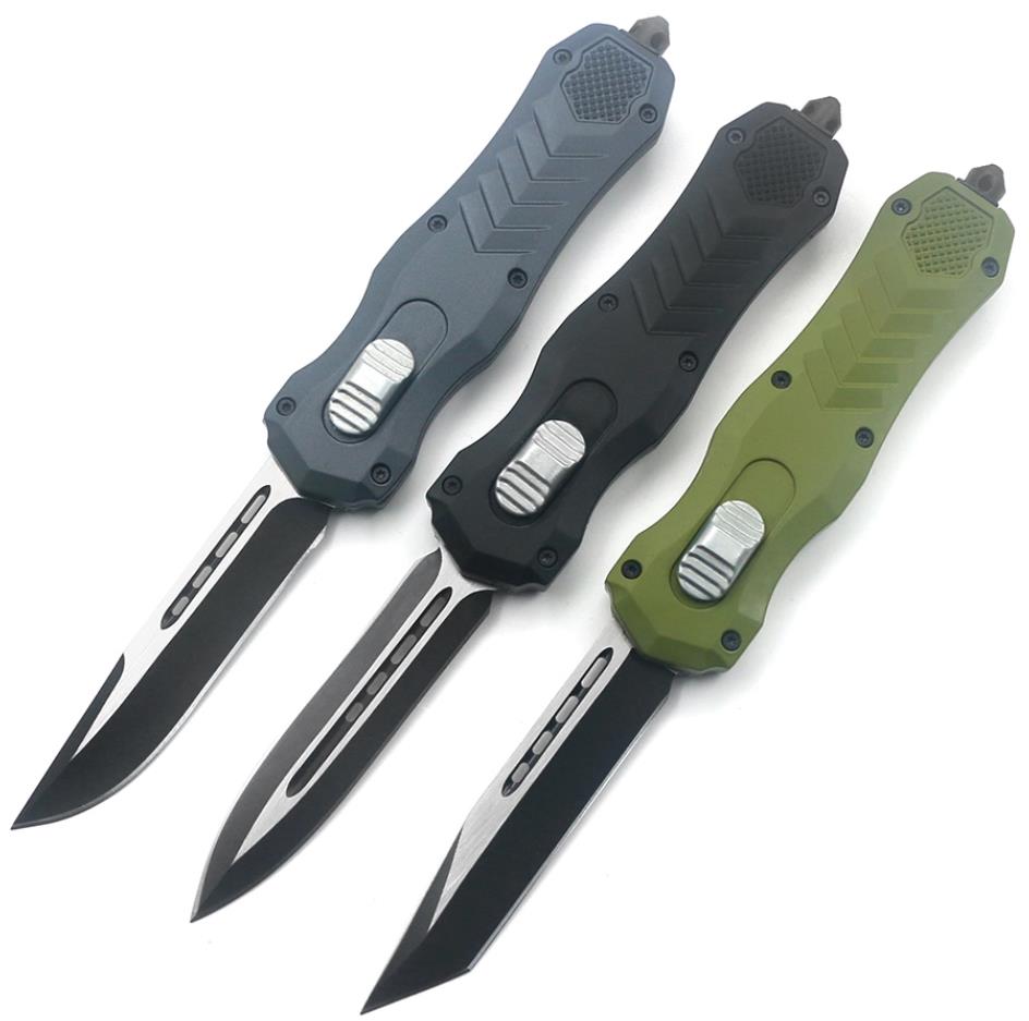 Custom Sliding Automatic Tactical Double Action Knife Outdoor Otf Pocket Knife