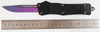 Large Ghost Rainbow Titanium Blade Rubber Coated Auto Otf Tactical Pocket Knife Automatic Knife