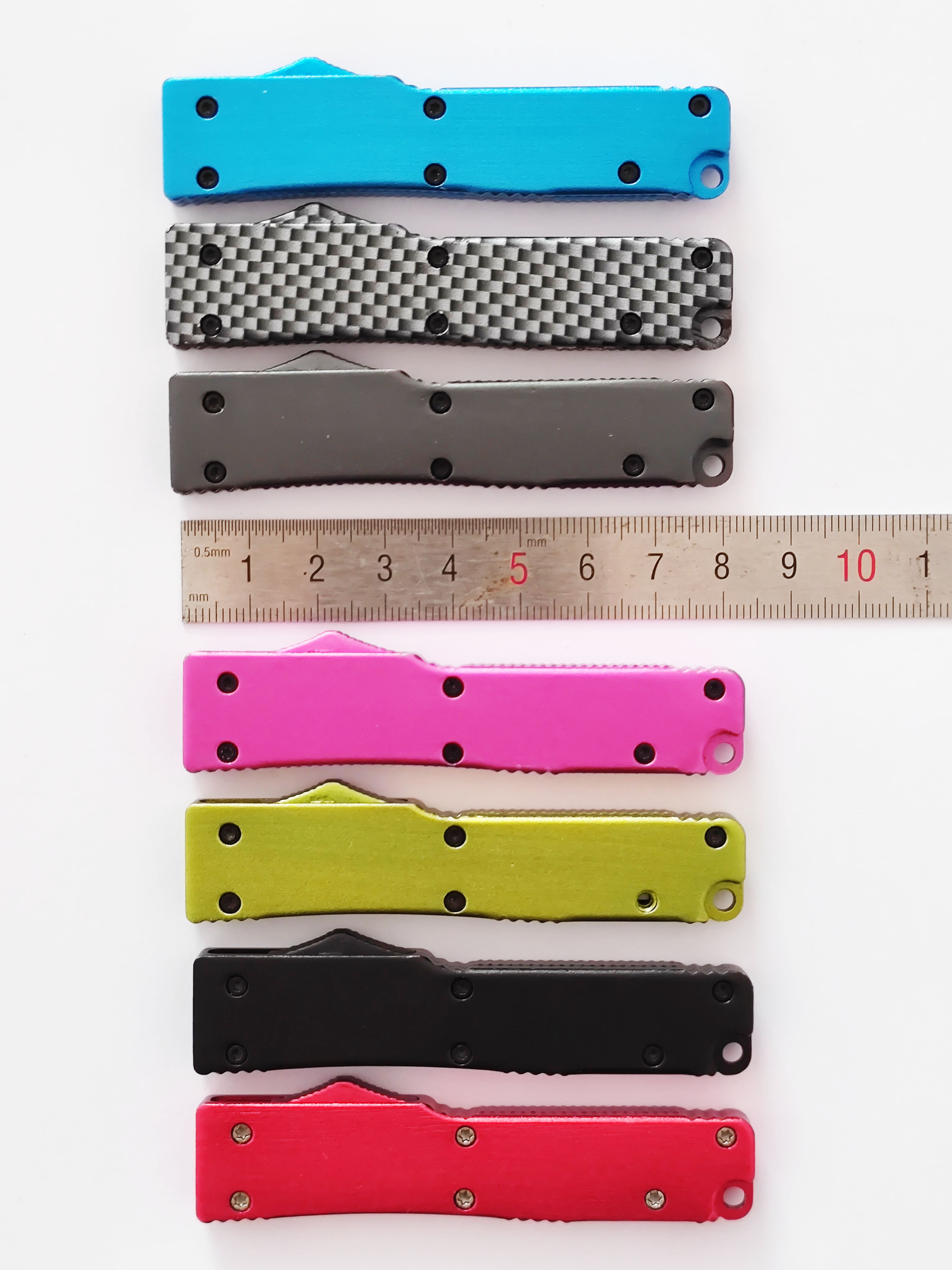 Aluminum Slim Handle Mini Outdoor Portable Auto Self-Defense Otf Knives Automatic Knife