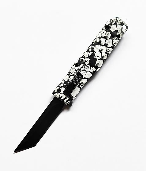 Aluminum Spring Assisted Mini Micro Angel Blade Otf CNC Telescoping Automatic Knife