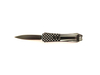 Hot Sale American Flag Mini Double Blade Dual Edge Automatic Out The Front Sliding Pocket Otf Knife
