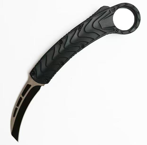 auto otf karambit trench knife