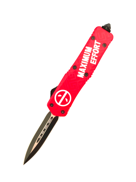 Custom Maximum Effort Combat Pushbutton Switchknife Survival Tactical Automatic Otf Knife