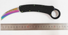 Rainbow Blade Karambit Auto Knives Combat Tactical Pocket Automatic Knife