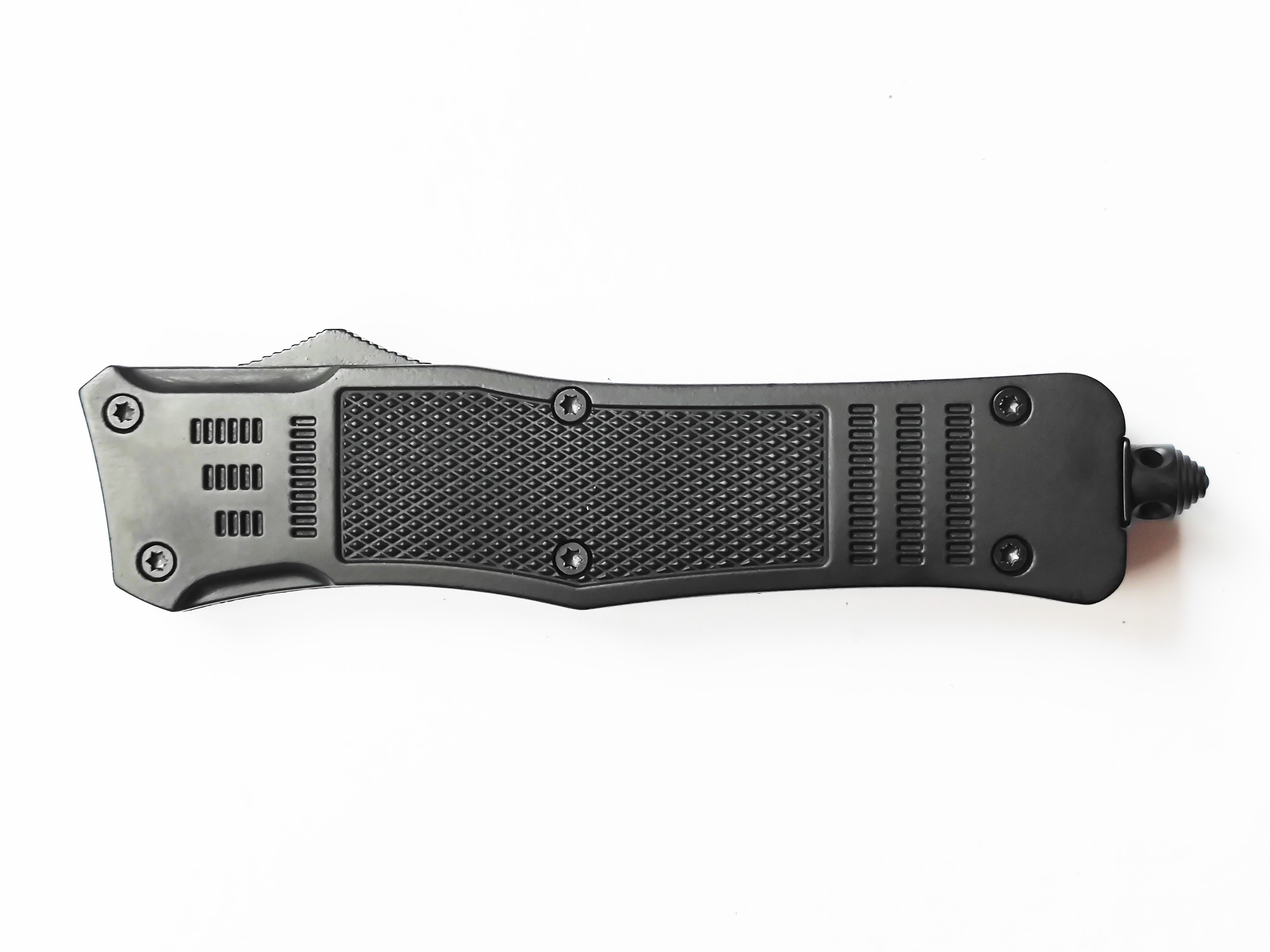 Sliding Switchblade Steel Otf Pocket Knife Double Action Survival Tactical Knife