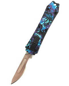 Otf Kinves Detachable Scalpel Mini Surgical Knife with 10 Pieces Replaceable Surgical Blade
