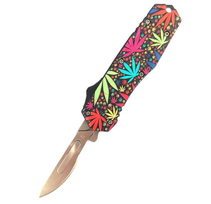 Spring Loaded Pocket Knife Otf Auto Operating Knife Blade Automatic Operation Knife