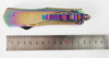 Colorful Rainbow Switch Blade Pocket Otf Tactical Camping Hiking Angel Blade Knife