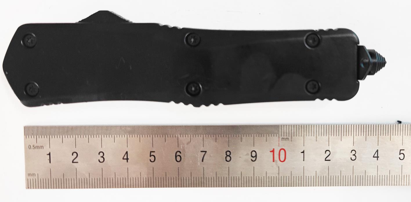 Otf Sliding Pushbutton Switchblade Custom Self Defense Knife Automatic Knives
