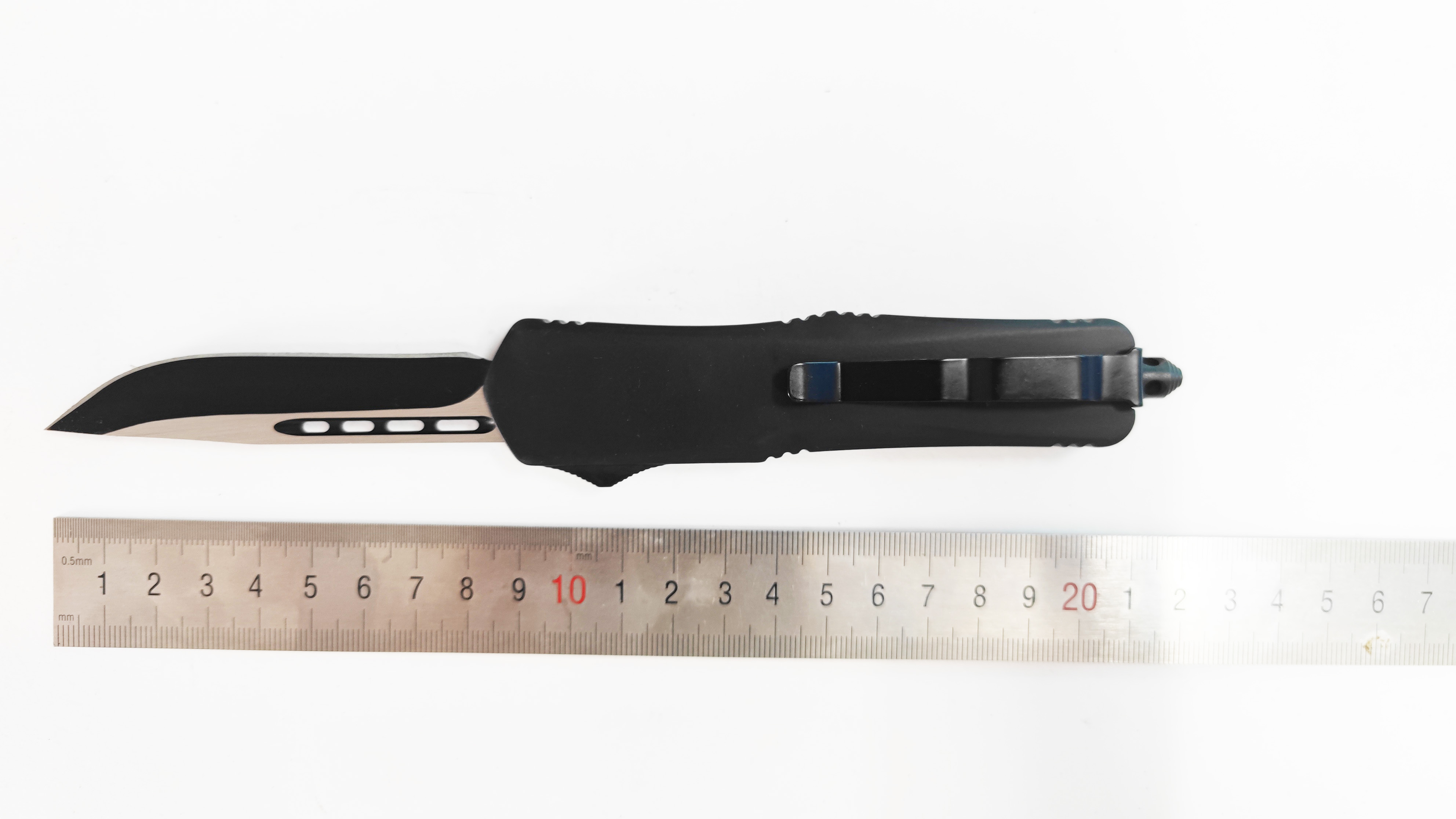 Drop Point Double-Edged Blade Double Action Knife Auto Otf Hunting Automatic Knives