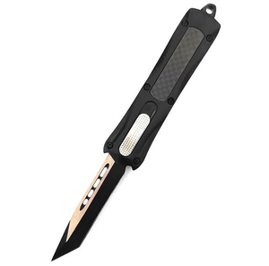 EDC Portable Carbon Fiber Clip Point Hunting Auto-Otf Sided Survival Tactical Auto Emergency Knives Automatic Knife