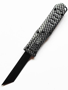 5.4 Inches Carbon Fiber Coated Automatic Knife Camping Folding Portable Knives Otf Knife