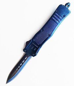 Double Blade Folding Titanium Outdoor Auto Otf Automatic Knife Camping Tactical Survival Knife