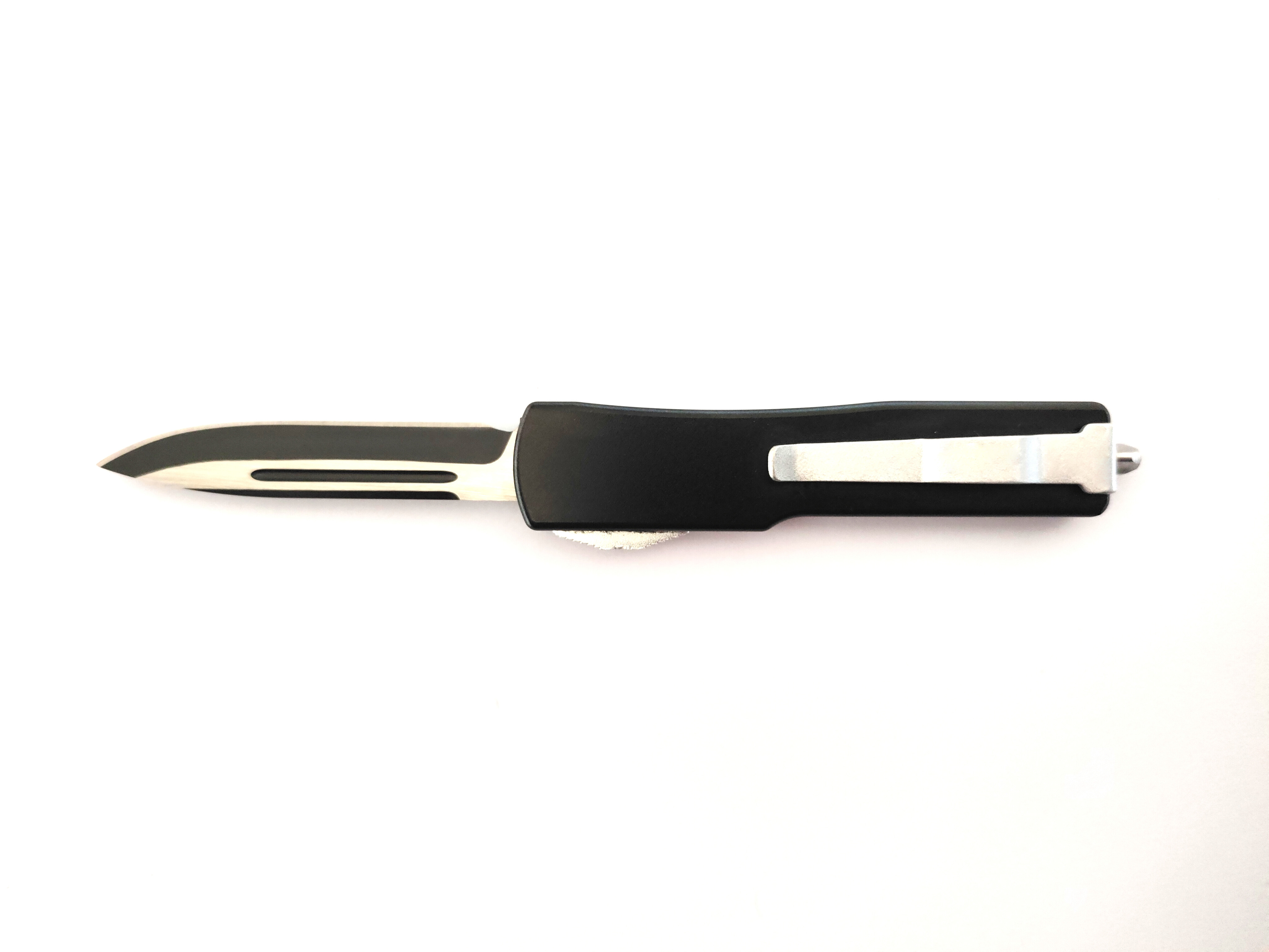 Wholesale Hot Sale Aluminum Handle CNC Double Action Edge Portable Mini Auto Otf Knife