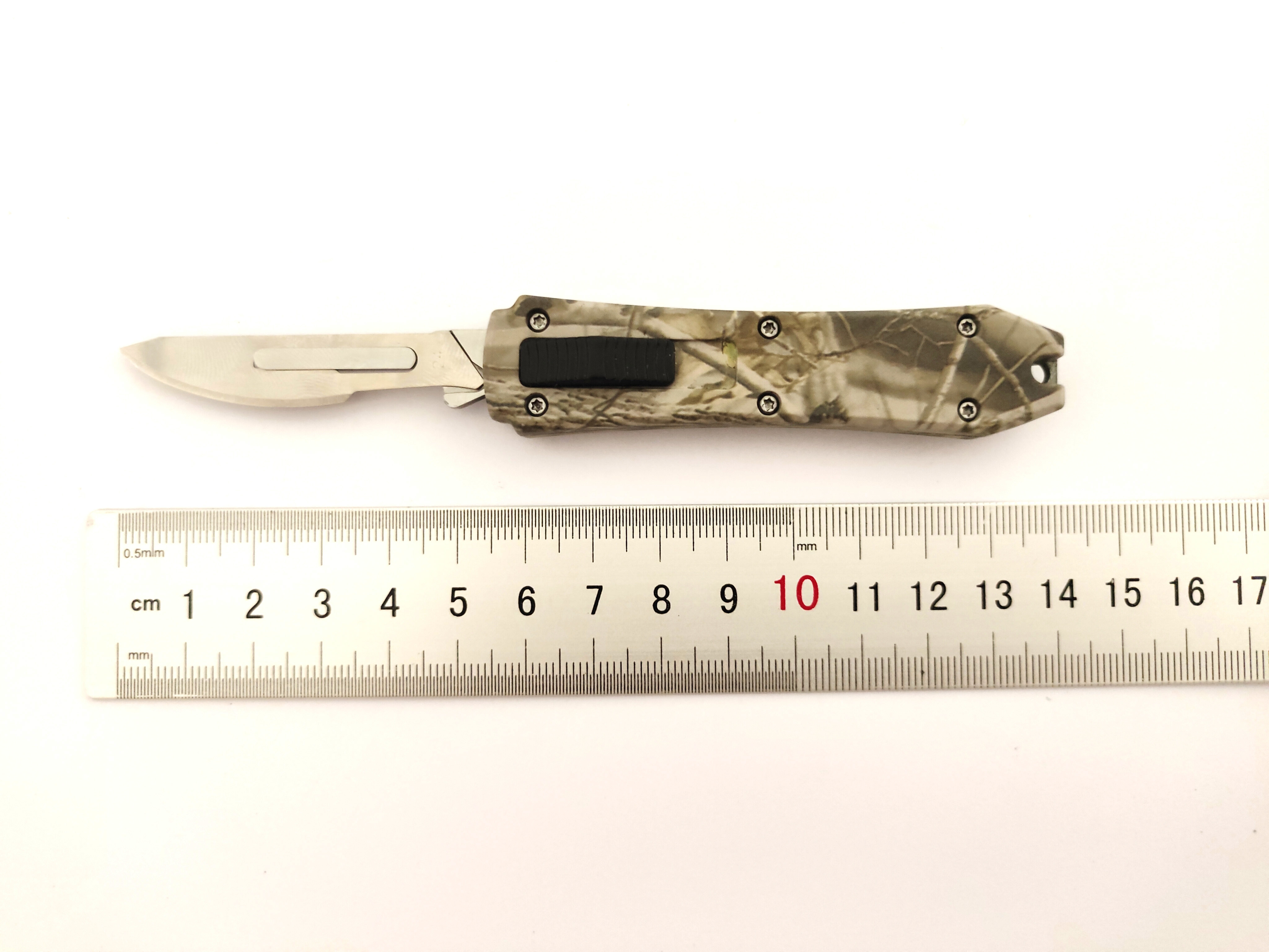 Front Eject Knife with Replaceable Blade Automatic Otf Multi Tool Knife
