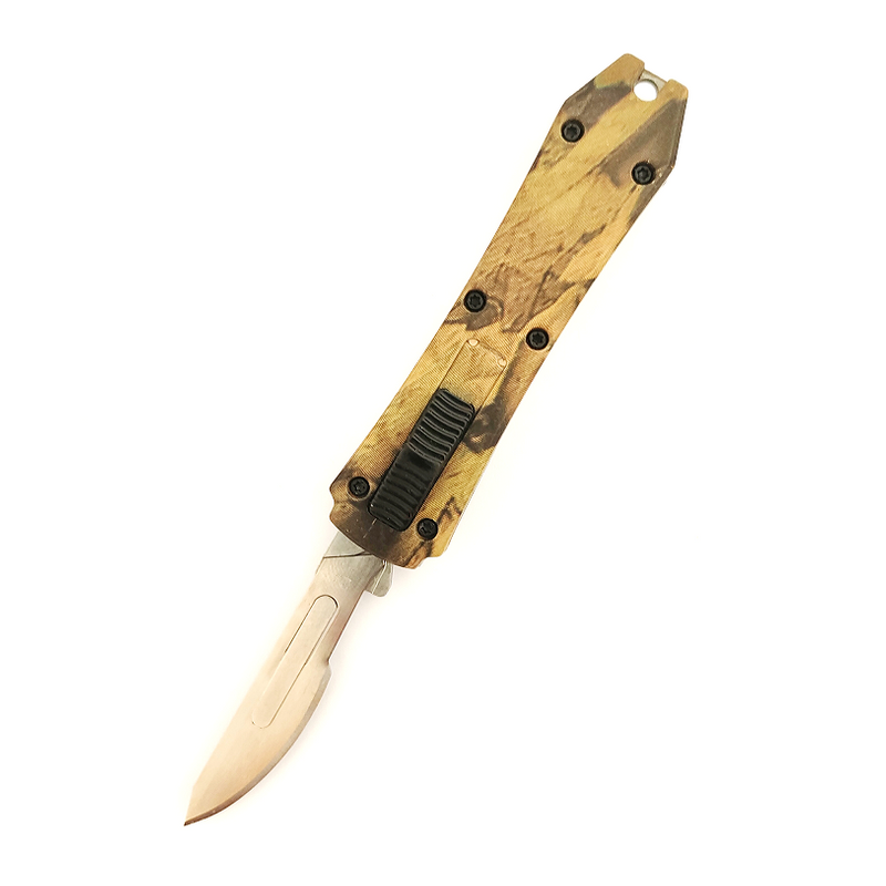 Outdoor Multifunctional Mini Pocket Replaceable Blade Auto Otf EDC Cutter Knife