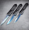 23cm Tactical Knives Outdoor Otf Automatic Hunting Camping Titanium Blade Hunting Defense Knife