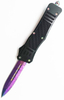 Automatic Sliding Rainbow Titanium Otf Knives Spring Assisted Knife Combat Tactical Pocket Knife