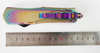 Colorful Rainbow Switch Blade Pocket Otf Tactical Camping Hiking Angel Blade Knife