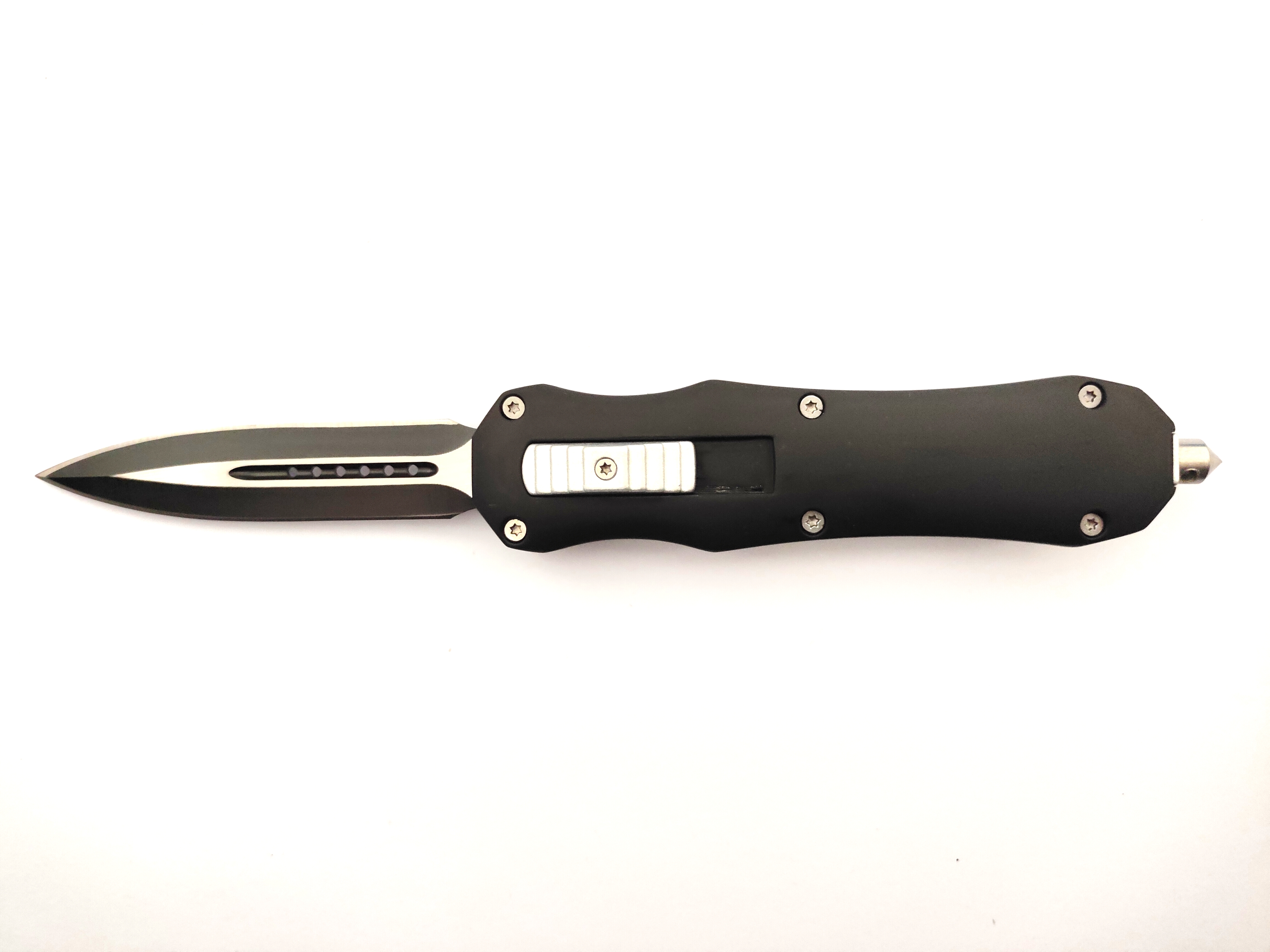 Zinc Alloy Handle Tactical Hunter Defender Dual Action Switchblade Automatic Otf Knives