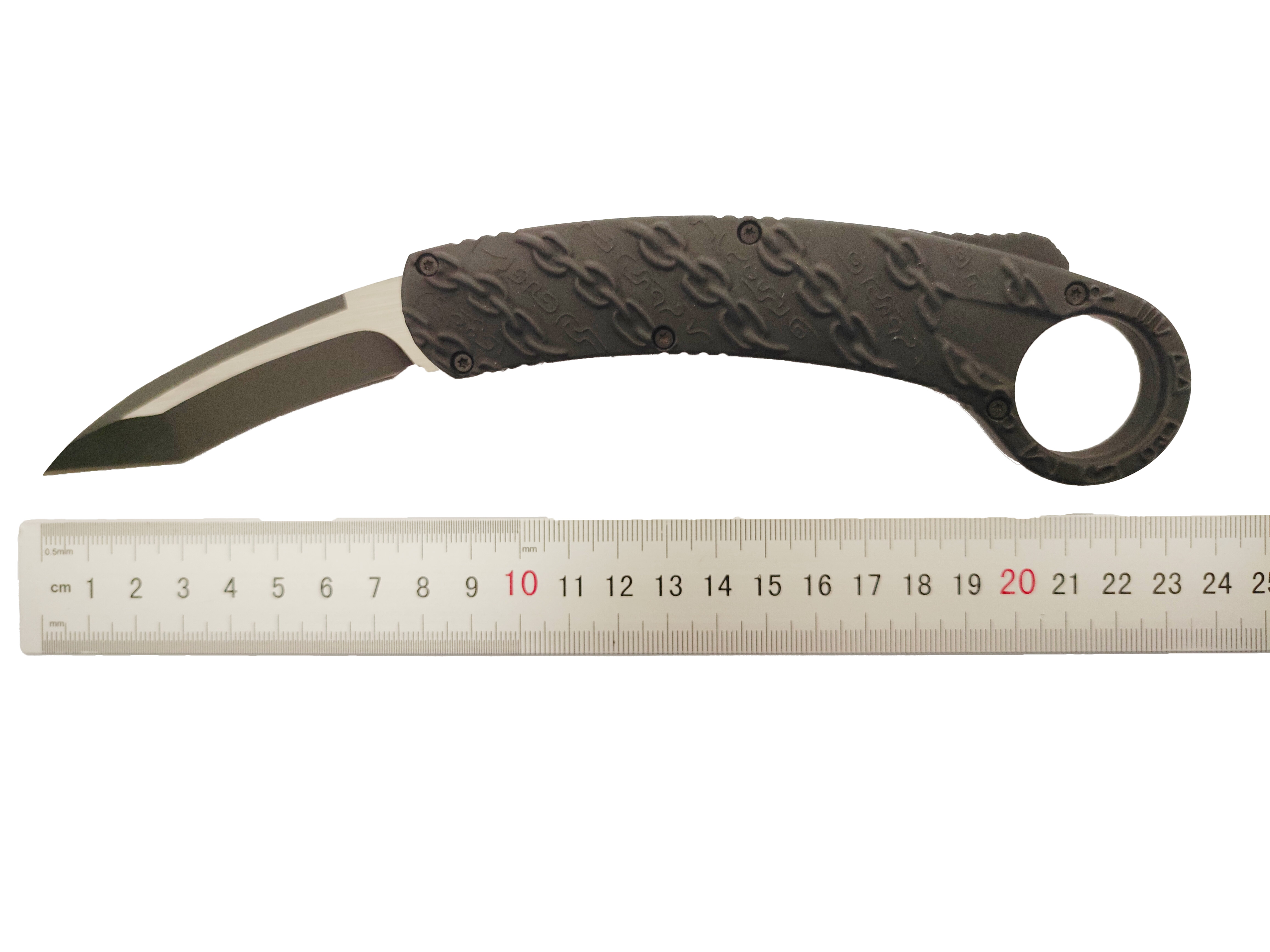 8.5 Inches Chain Auto Otf Karambit Tactical Claw Hunting Automatic Knife Dual Action Knife