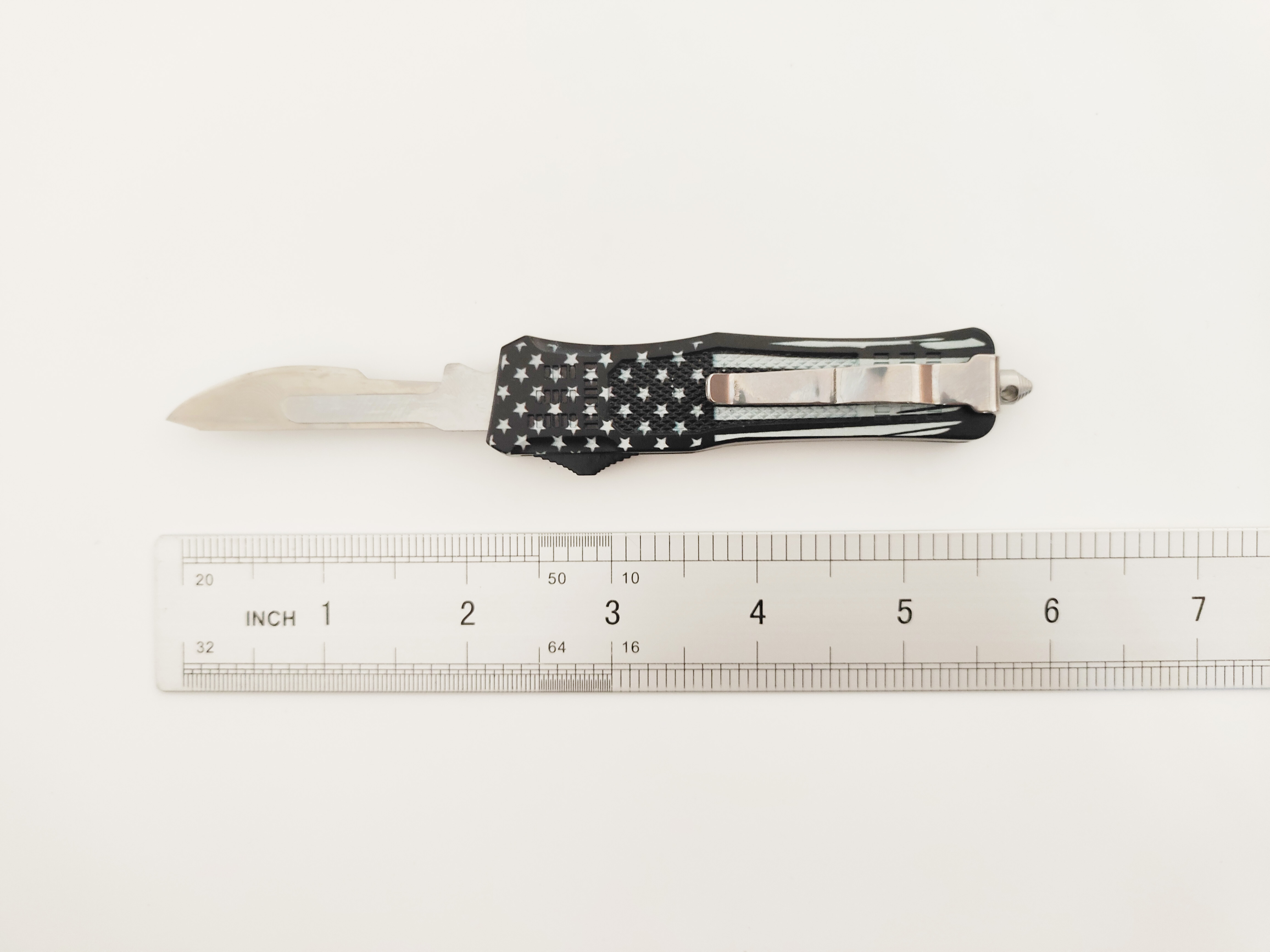 Us American Flag EDC Precision Knife Cutting Tool Utility Craft Replaceable Scalpel Blade Otf Knife