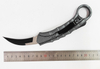 Chinese Wholesale Carbon Fiber Coated Dinosaur Bone Otf Auto Karambit Knife