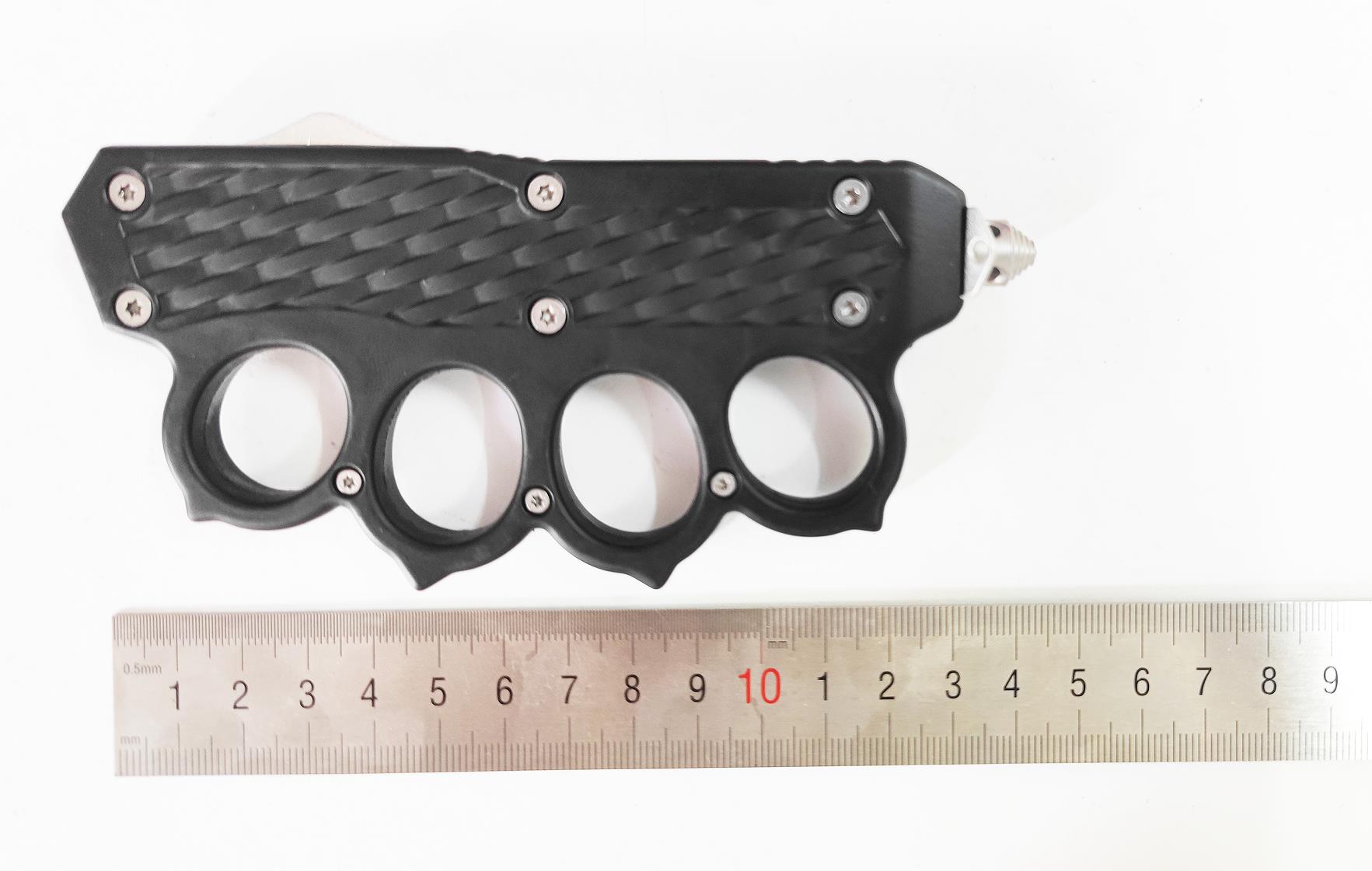 Hot Selling Wholesale Motorcycle Knife Automatic Tactical Kunckle Trench Otf-Auto Sliding Knife