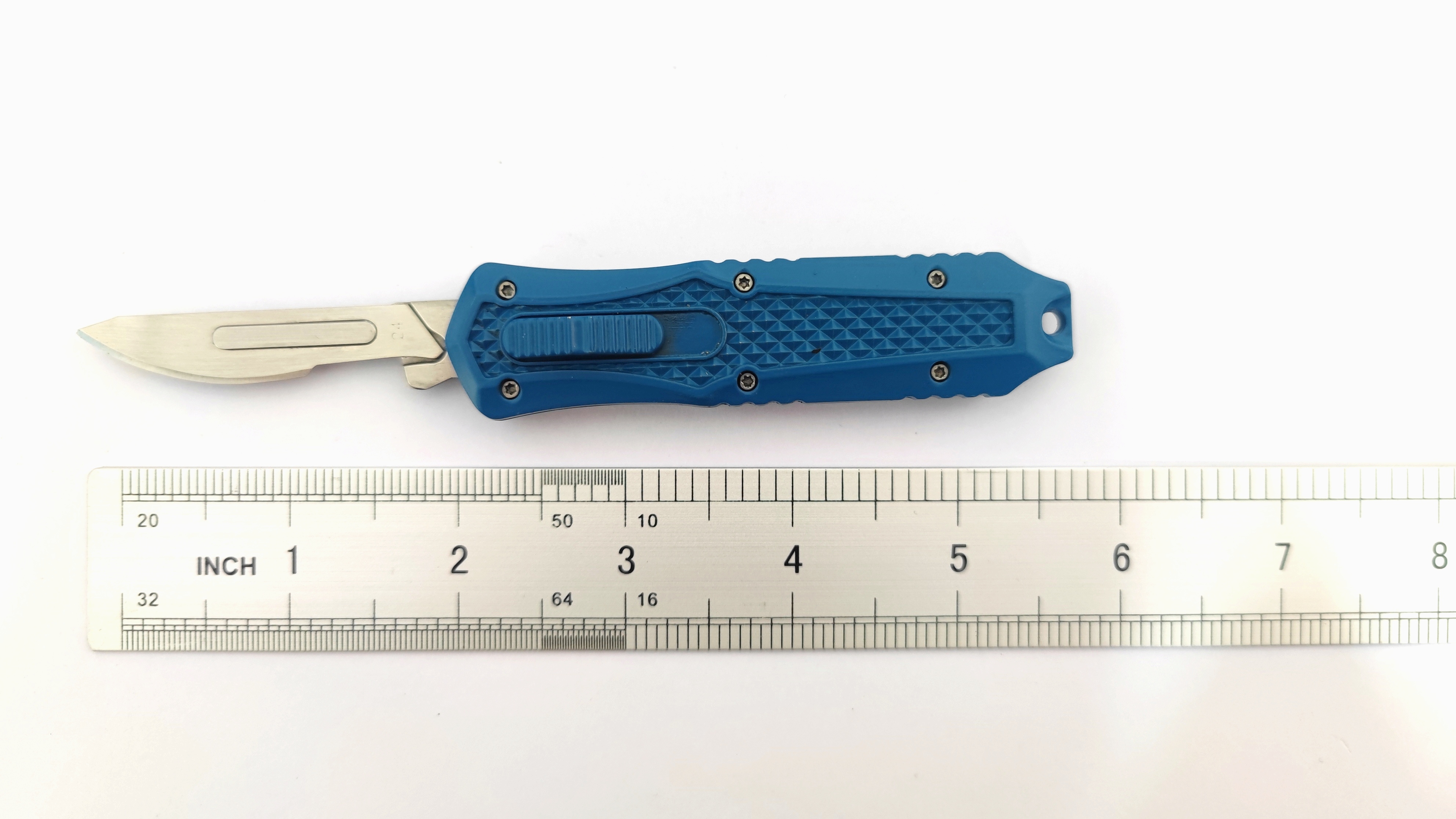 Scalpel Blade Substitutable Auto Pushbutton Otf Knives Interchangeable Replaceable Blade Knives