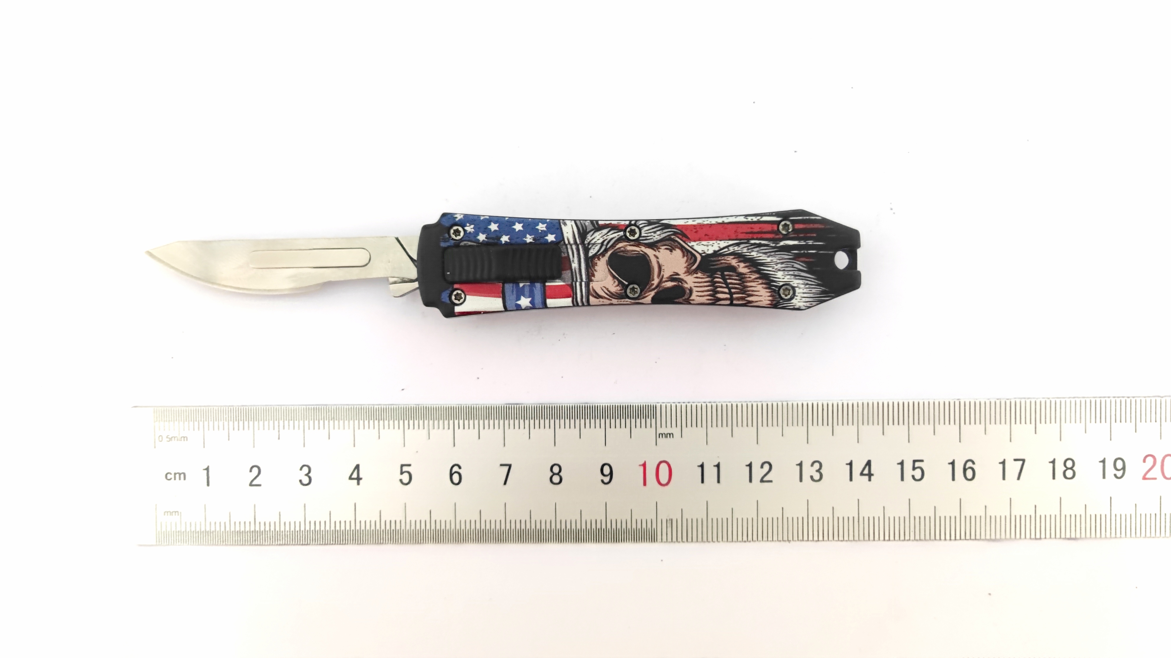 Mini Zinc Alloy Handle Color Separable Scalpel Replacement Blade Otf Bistoury Operation Knife