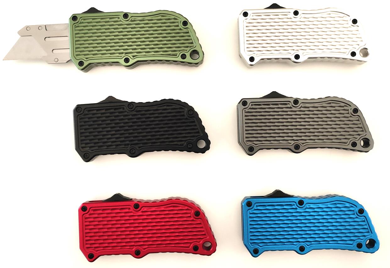 Otf Knife Wholesale Box Cutter Foldable Replaceable Automatic Otf EDC Multifunctional Utility Knife
