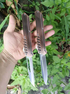 Customized Chinese Distributor Custom High Quality Pocket Knife Switch Blade Knife Pocket Clip Window Breaker Folded Automatic Otf Knife