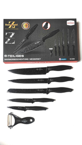 Chinese Wholesale Best Factory Price 6 Pieces Kitchenware Stainless Steel Kitchen Knife Set
