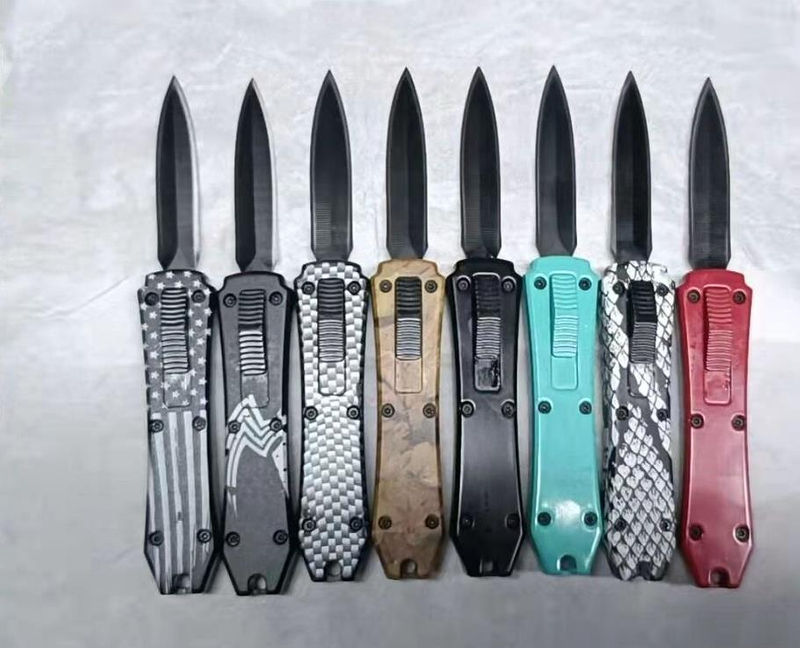 Auto Pocket Mini Micro Automatic Knife Switchblade Hunting Otf Switchblade Sliding Knife