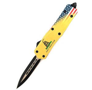 Double-Edged Blade Otf Automatic Knives Out The Front Knives Spear Point Action Knife