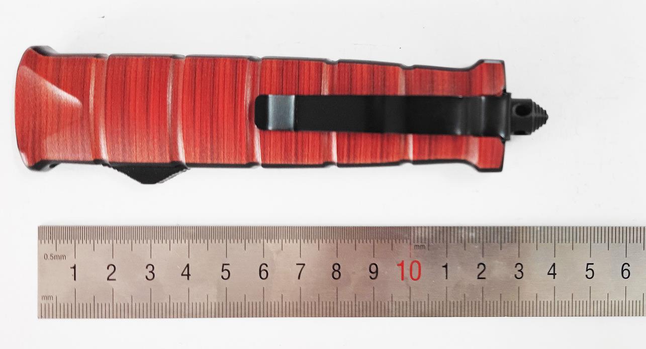 Otf Double Action Knife Wood Automatic Wholesale Out The Front Knives Auto Siding Knife