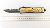 Otf New 3D Pattern Engraved Zinc Alloy Handle Tactical Wolf Combat Automatic Knife