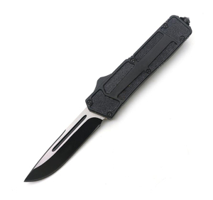 Gripper Otf Black Automatic Knife Aluminum Alloy Knife Switch Blades EDC Knife