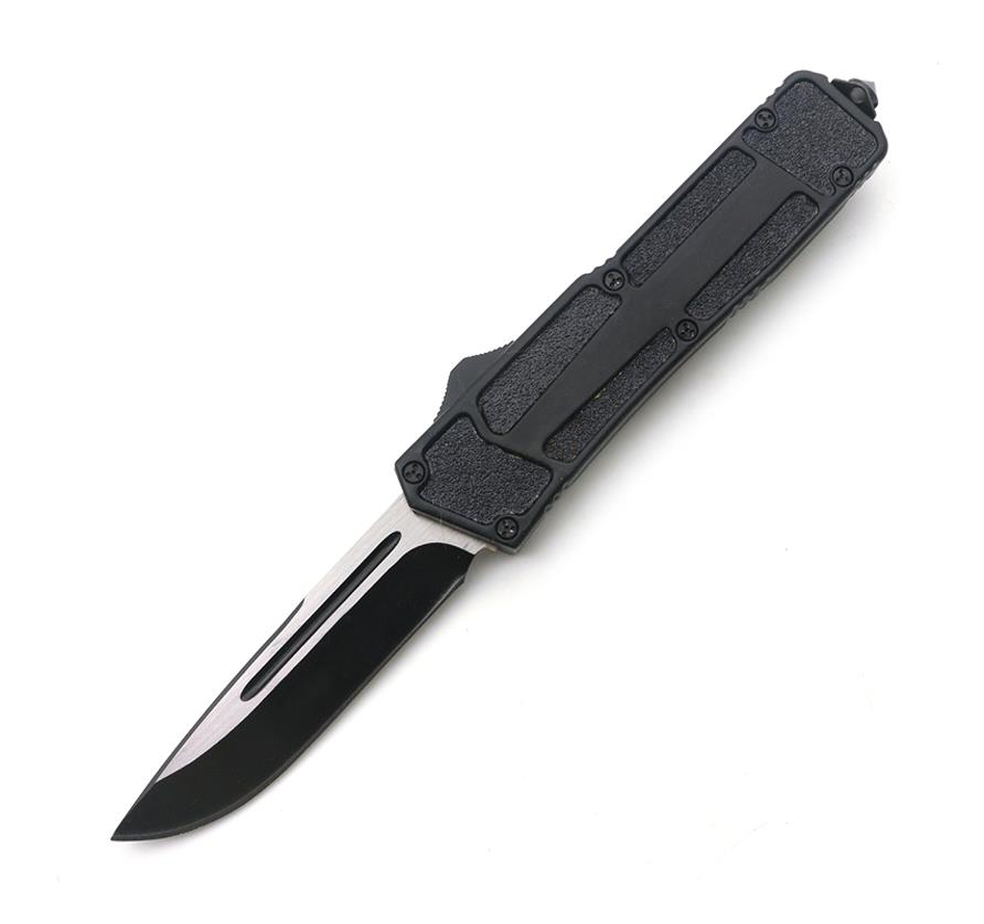 Gripper Otf Black Automatic Knife Aluminum Alloy Knife Switch Blades EDC Knife