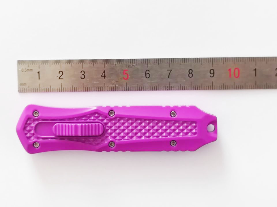 Best Seller Wholesale Double Action Mini Portable Automatic Knives Otf Hunting Knife Pushbotton Knife