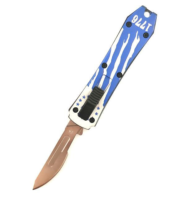 China Folding Automatic Replaceable Blade Scalpel Surgical Multifunctional Utility Otf Switch Knife