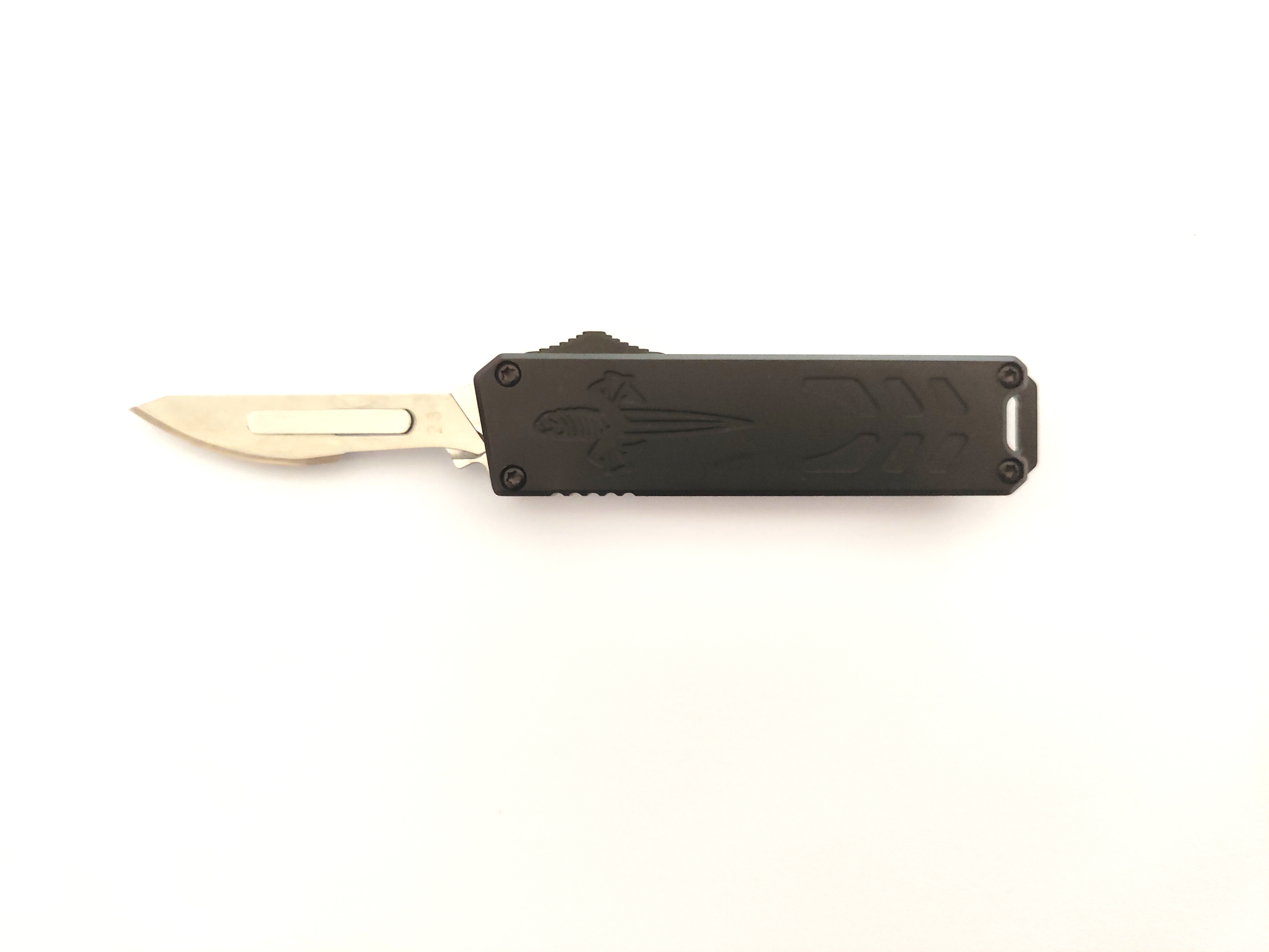 Paper Cutter Knife Box Cutter Knife Multifunctional out The Front EDC Automatic Utility Knife