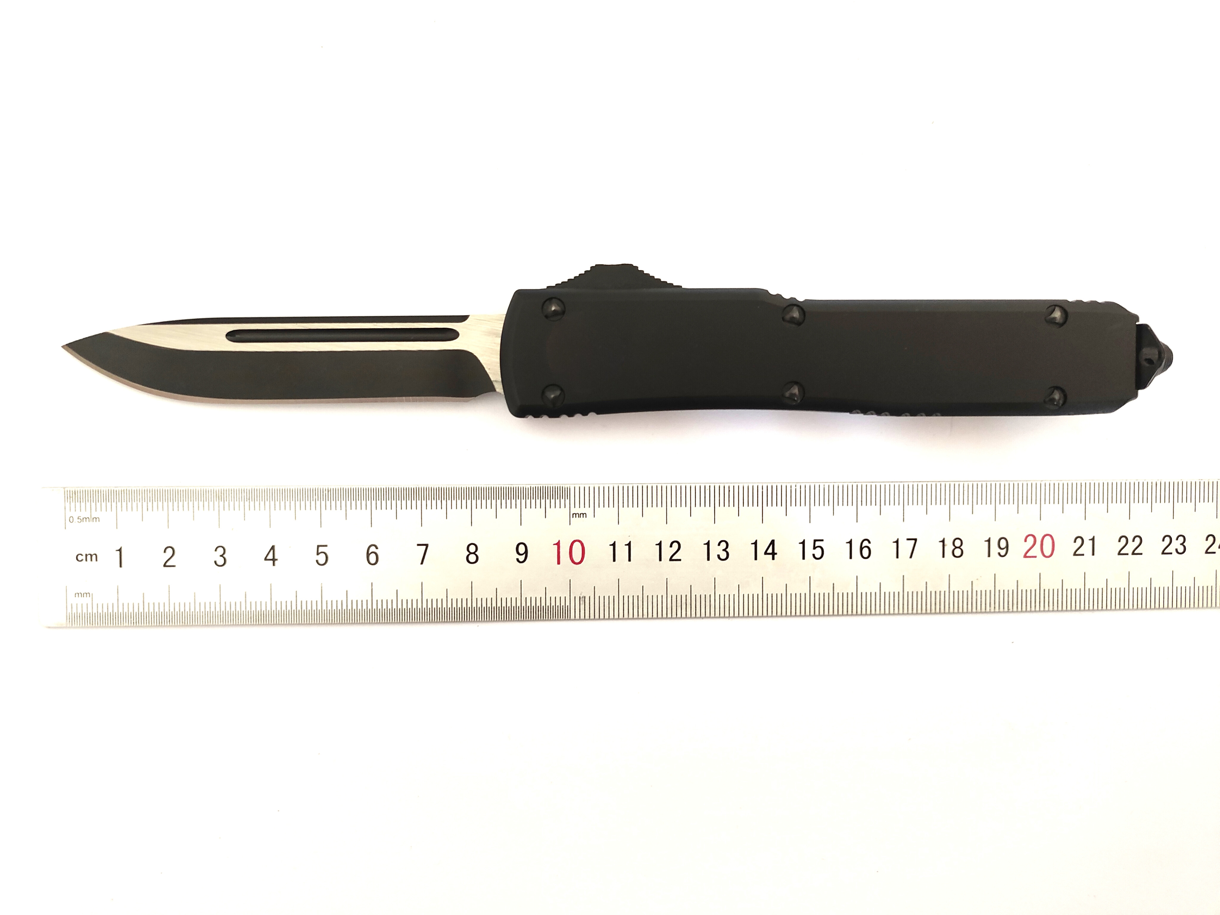 Microtech CNC Aluminum Sliding Blade Fast Deployment Automatic Out The Front Switchblade Knife