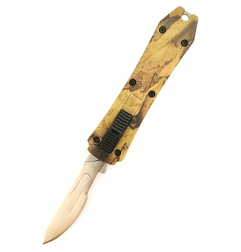 Outdoor Multifunctional Mini Pocket Replaceable Blade Auto Otf EDC Cutter Knife